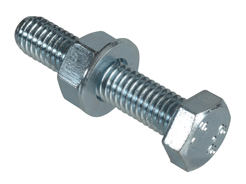 ForgeFix FPHBN840 High Tensile Set Screw ZP M8 x 40mm Forge Pack 4