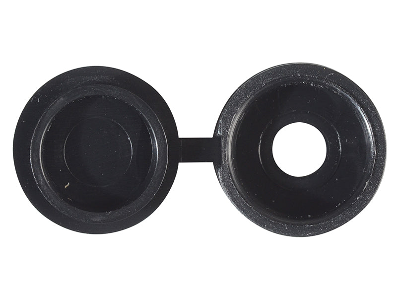 ForgeFix FPHCC2 Hinged Cover Caps Black No.6-8 Forge Pack 20