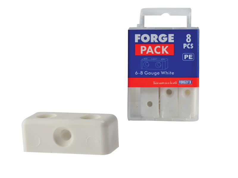 ForgeFix FPMOD0 Modesty Block White No. 6-8 ForgePack 8