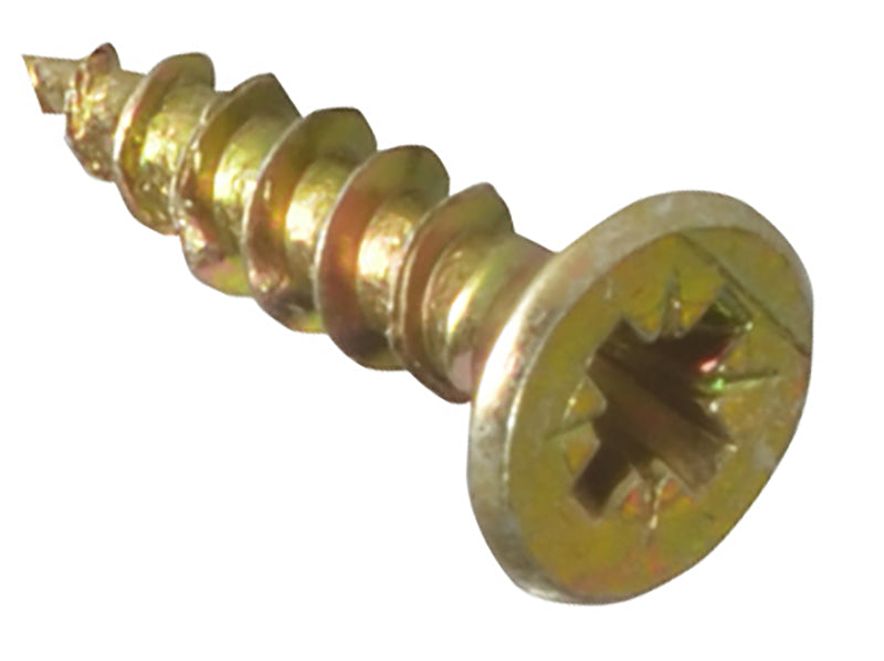 ForgeFix FPMPS313Y Multi-Purpose Pozi Compatible Screw CSK ST ZYP 3.0 x 13mm Forge Pack 60
