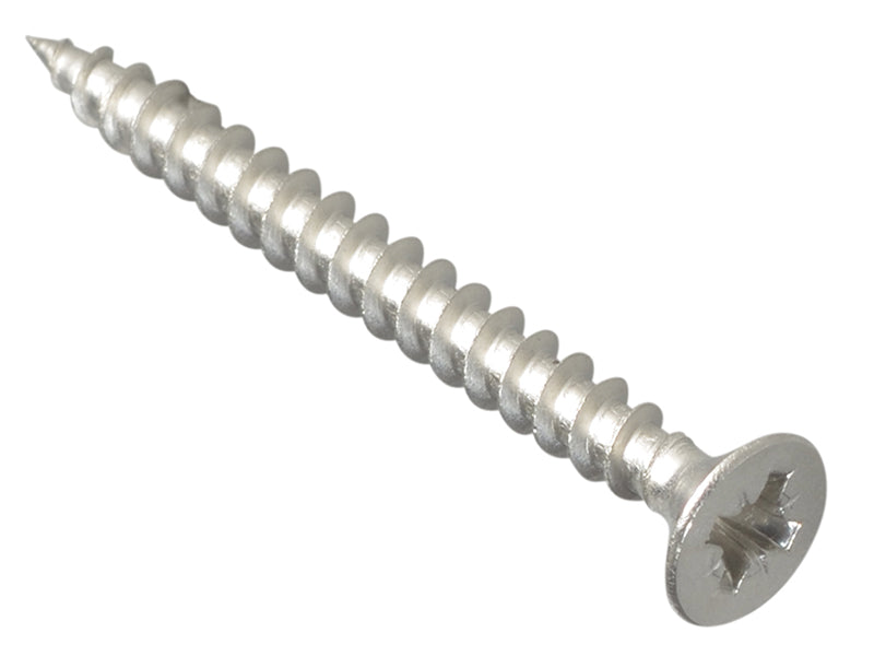 ForgeFix FPMPS440SS Multi-Purpose Pozi Compatible Screw CSK ST S/Steel 4.0 x 40mm Forge Pack 20