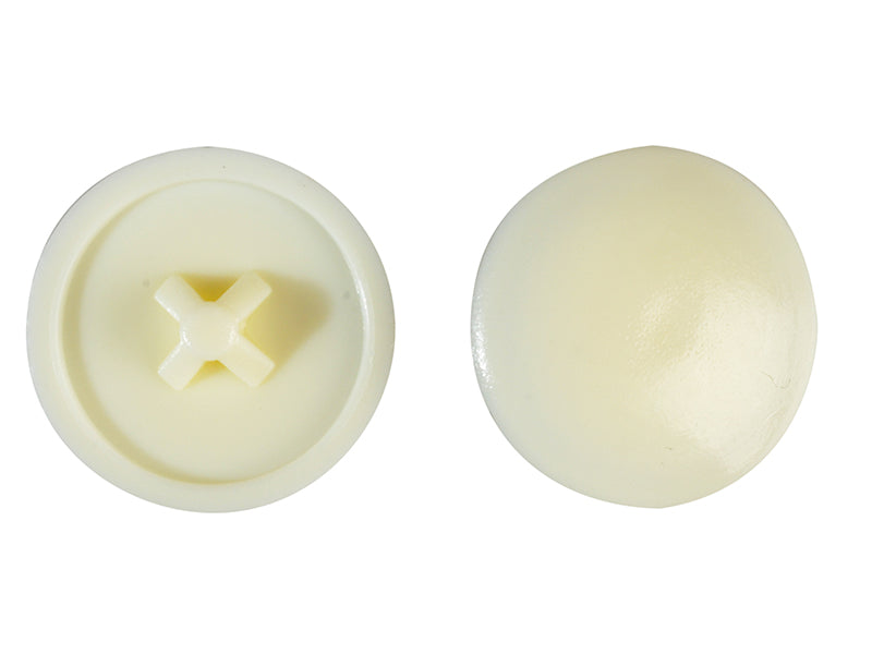 ForgeFix FPPDT0 Domed Cover Cap White No. 6-8 Forge Pack 20