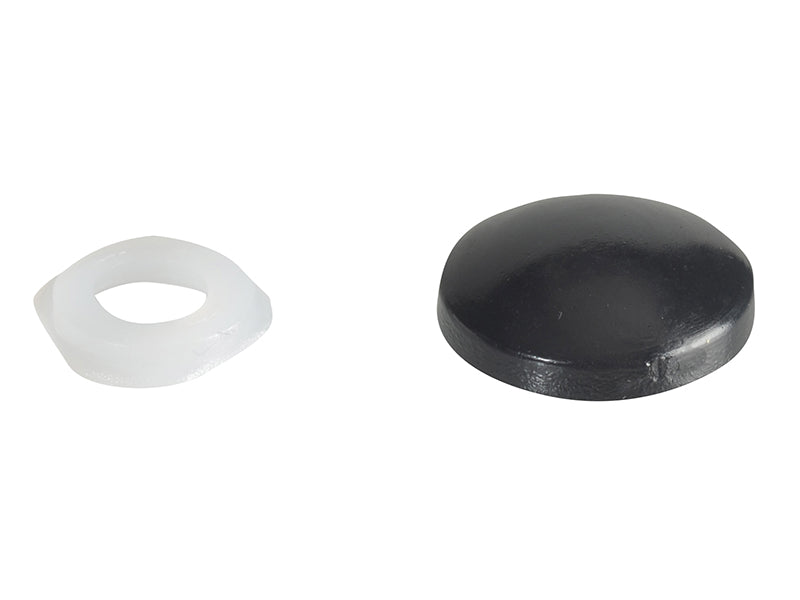 ForgeFix FPPDT2 Domed Cover Cap Black No. 6-8 Forge Pack 20