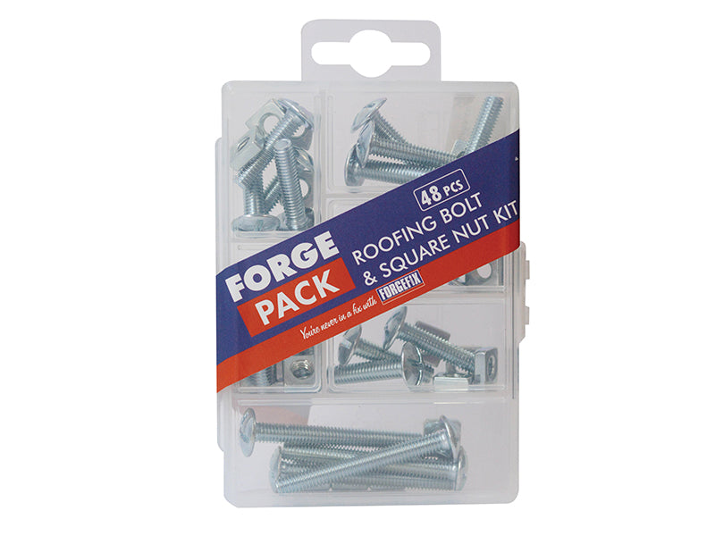 ForgeFix FPRBNSET Roofing Bolt Kit ForgePack 48 Piece