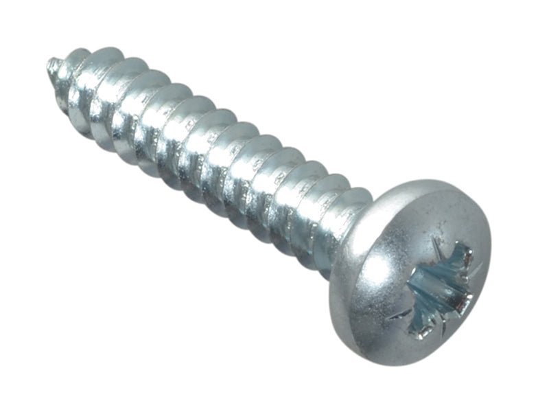 ForgeFix FPSTPP110ZP Self-Tapping Screw Pozi Compatible Pan Head ZP 1in x 10 ForgePack 15