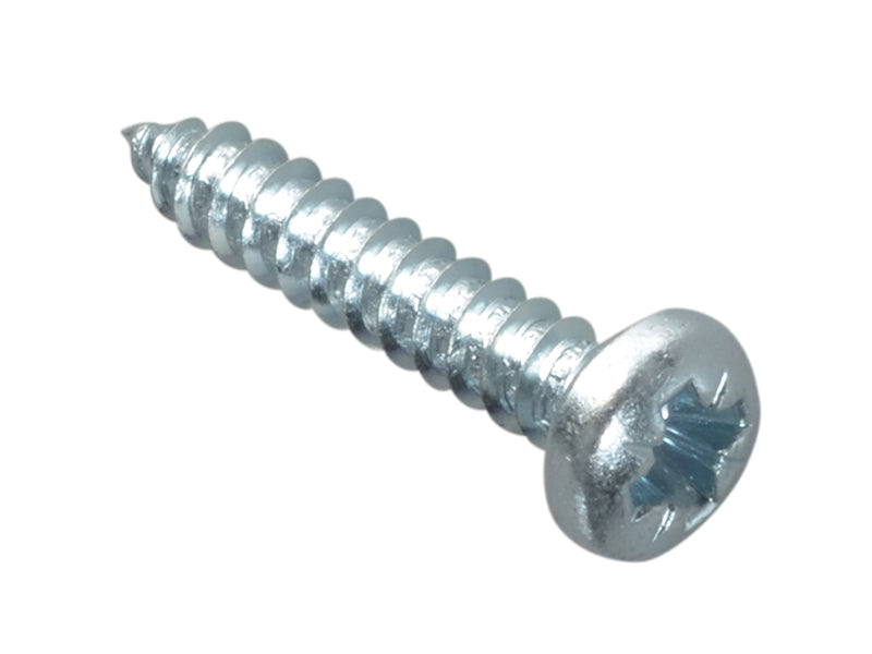 ForgeFix FPSTPP346ZP Self-Tapping Screw Pozi Compatible Pan Head ZP 3/4in x 6 ForgePack 40