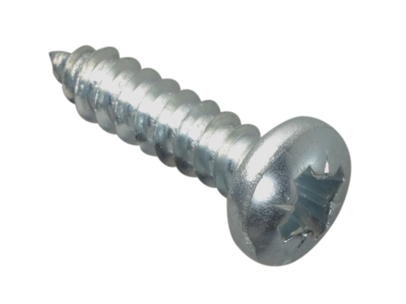 ForgeFix FPSTPP588ZP Self-Tapping Screw Pozi Compatible Pan Head ZP 5/8in x 8 ForgePack 35