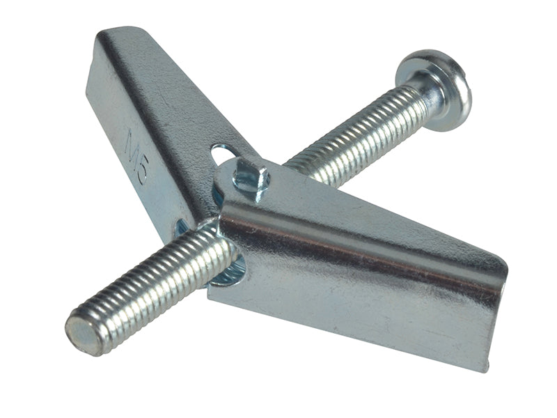 ForgeFix FPTOG550 Plasterboard Spring Toggle ZP M5 X 50mm ForgePack 6