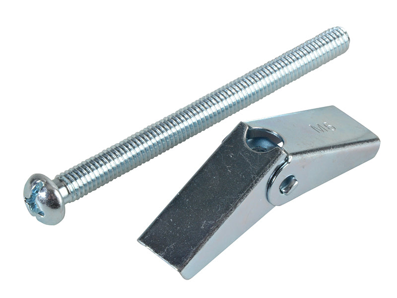 ForgeFix FPTOG675 Plasterboard Spring Toggle ZP M6 x 75mm ForgePack 4
