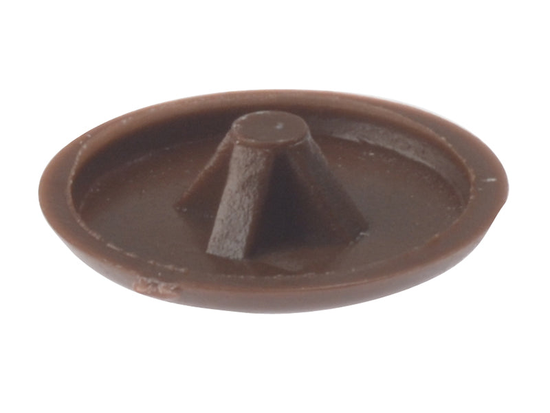 ForgeFix 100PCC1 Pozi Compatible Cover Cap Dark Brown No.6-8 Bag 100