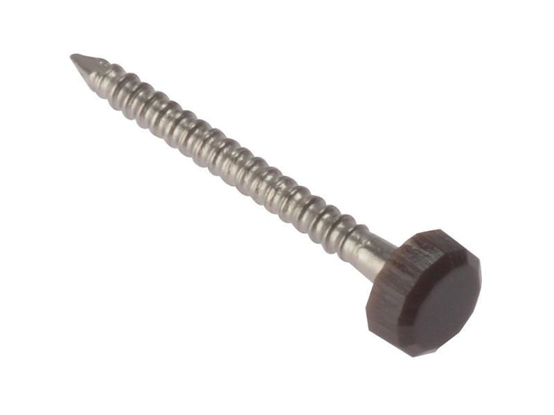 ForgeFix PP25B Polytop Pin Brown Stainless Steel 25mm Box 250
