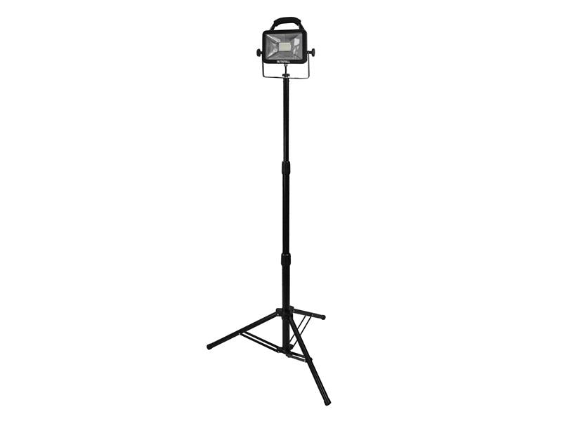 FaithfullPowerPlus AST2520 110V SMD LED Single Head Tripod Site Light 20W 1800 Lumens 110V