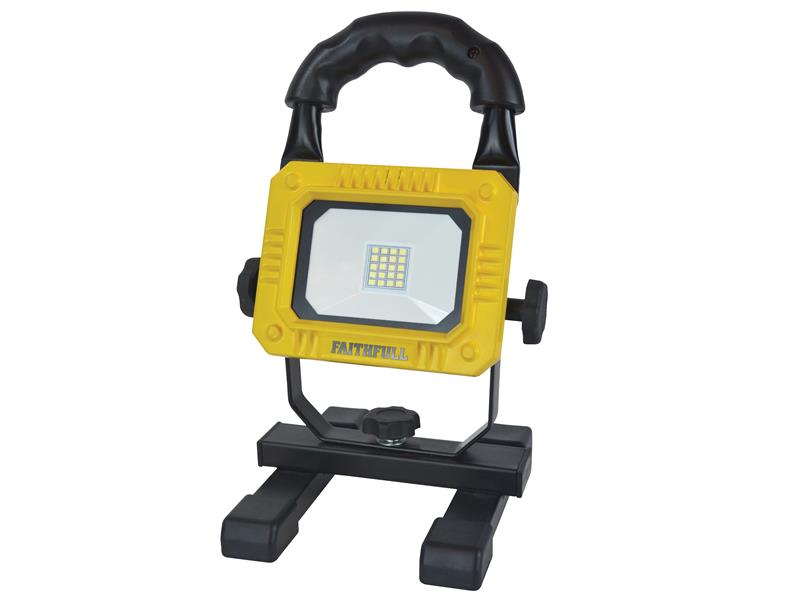 FaithfullPowerPlus AST309 Rechargeable SMD LED Work Light with Magnetic Base 900 Lumens 10W