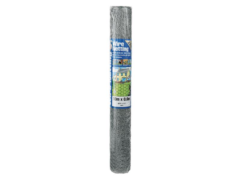 Gardman 50035 Galvanised Wire Netting 13mm_ Hexagon, 10 x 0.6m