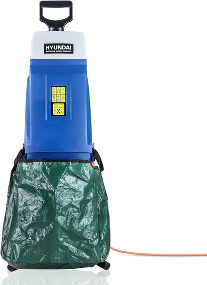 Hyundai Electric Garden Shredder, 2400w / 2.4kW, 230v | HYCH2400E