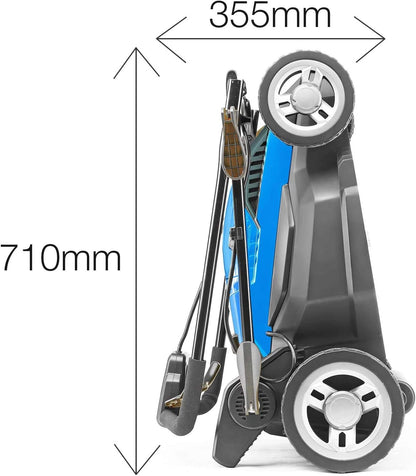 Hyundai 38cm Corded Electric 1600w 230v/240v Roller Mulching Lawnmower | HYM3800E
