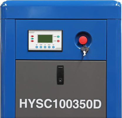 Hyundai 10hp 350 Litre Screw Compressor With Dryer | HYSC100350D