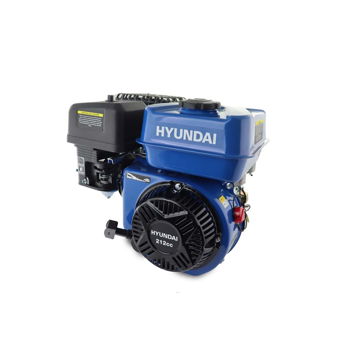 Hyundai 212cc 6.5hp IC210P-19 / 19.05mm Horizontal Straight Shaft Petrol Replacement Engine, 4-Stroke, OHV | IC210P-19