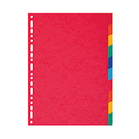 Exacompta Rec Divider 10/Pt A4 Maxi