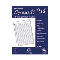Guildhall Account Pad Summary A4