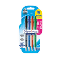 PaperMate Flexgrip Gel Pens Astd Pk4