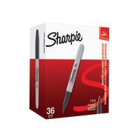 Sharpie Permnt Marker Fine Blk Pk36