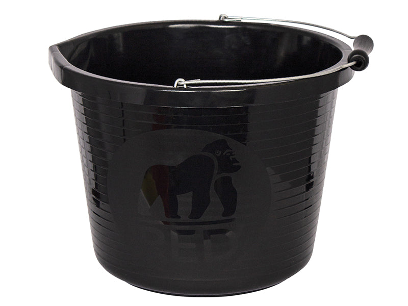 RedGorilla PRM/BK Premium Bucket 14 litre (3 gallon) - Black