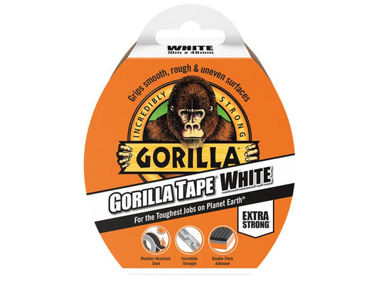 GorillaGlue 3044611 Gorilla Tape� 48mm x 10m White
