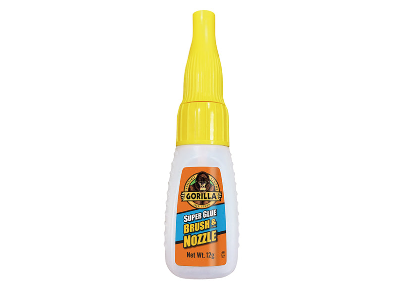 GorillaGlue 4044501 Gorilla Superglue Brush & Nozzle 12g