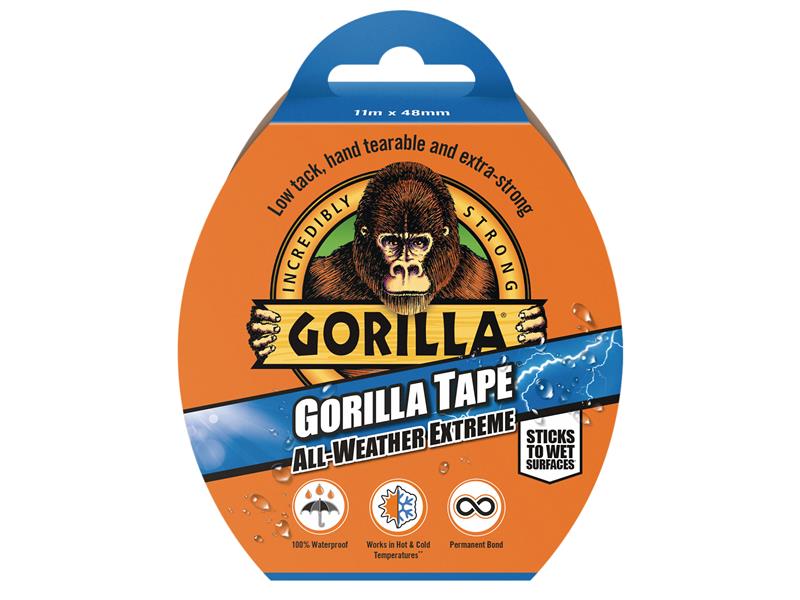 GorillaGlue 3044021 Gorilla Tape� All-Weather Extreme 48mm x 11m Black