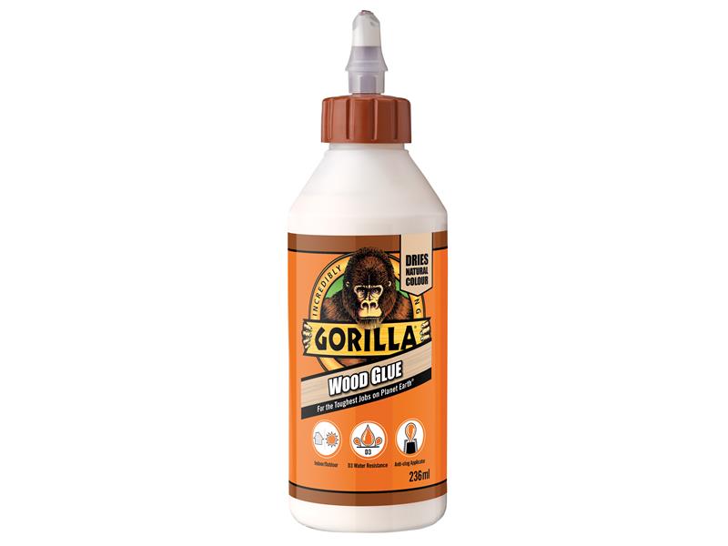 GorillaGlue 5044801 Gorilla PVA Wood Glue 236ml