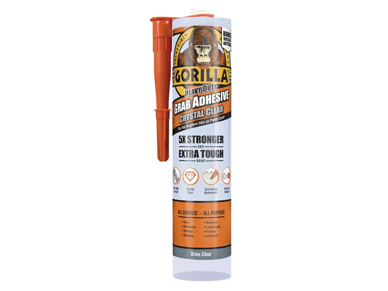 GorillaGlue 2044402 Gorilla Heavy-Duty Grab Adhesive Clear 270ml