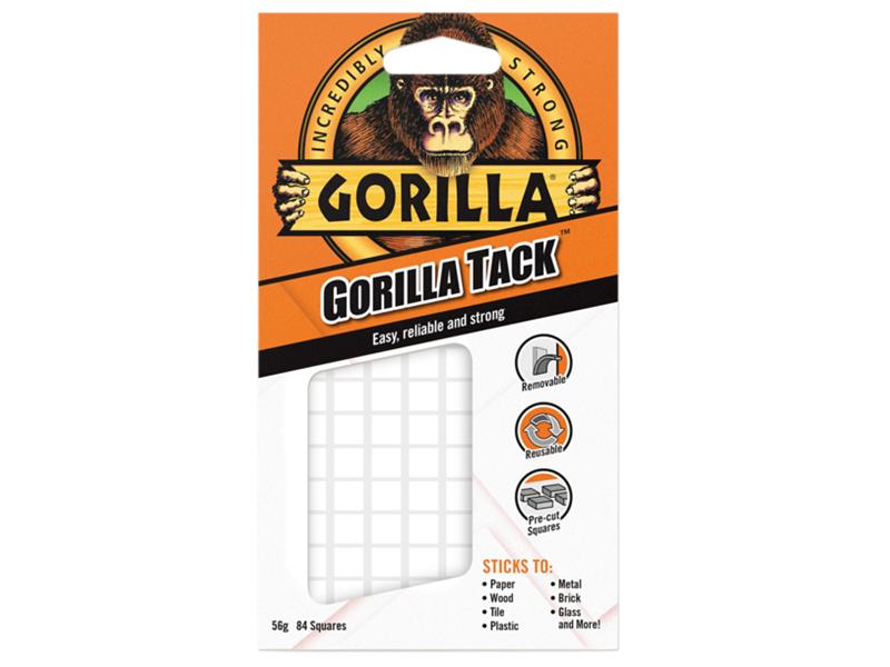 GorillaGlue 3144101 Gorilla Tack� 56g (84 Pieces)