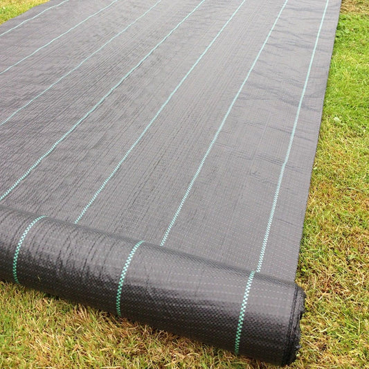 1m x 50m 100g Weed Control Ground Cover Driveway Membrane Landscape Fabric