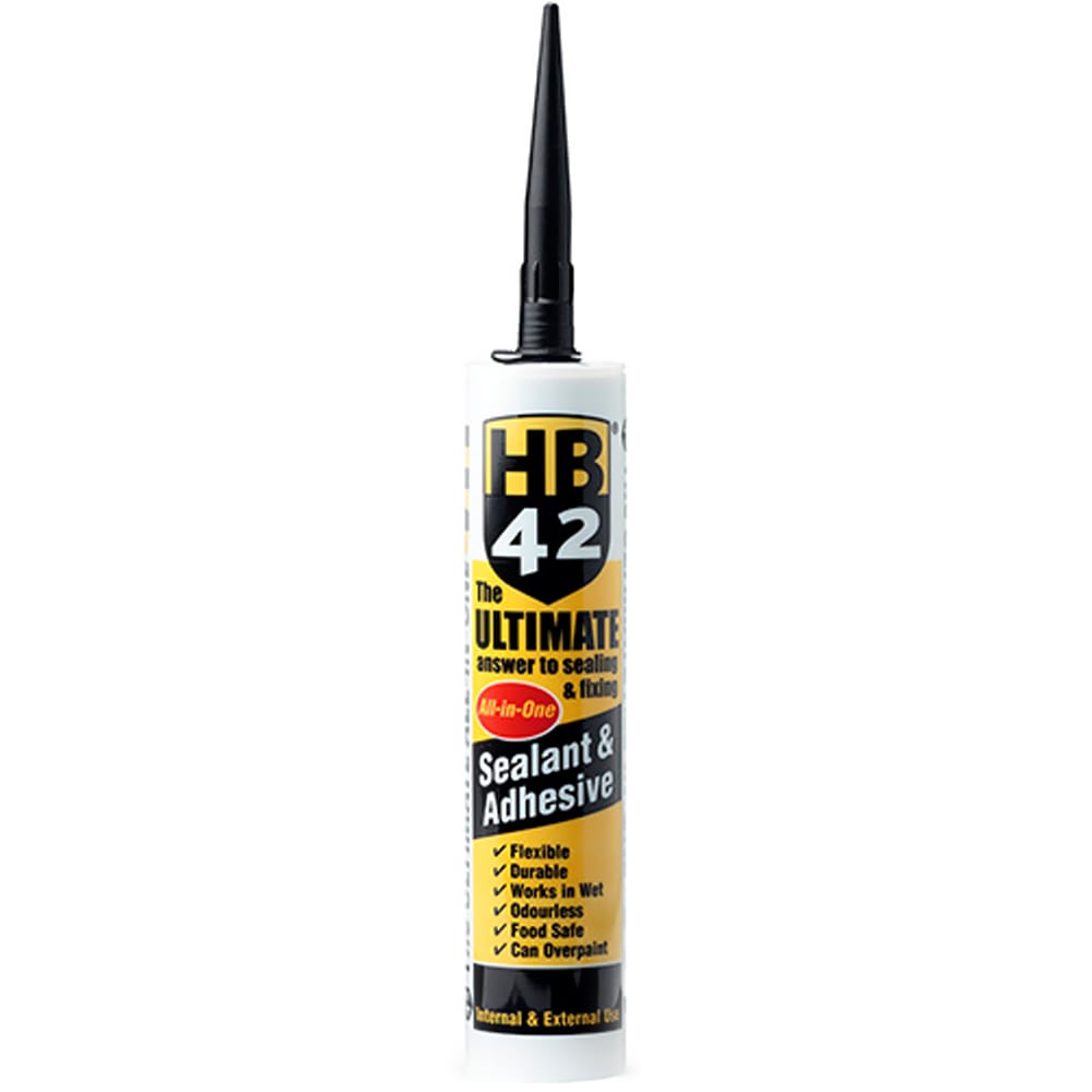 HB42 Anthracite Ultimate Sealant Adhesive Black Seal Stick Fill Super Grab All in One
