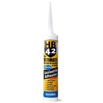 HB42 White Ultimate Sealant Adhesive Black Seal Stick Fill Super Grab
