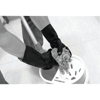 Shield Industl Rubber Glves Blk Sz9