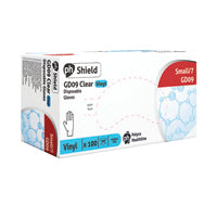 Shield Pf Vinyl Gloves S Pk100 GD09