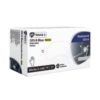 Shield Pf Nitrile Gloves M P100 GD19