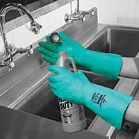 Polyco Nitri-Tech III Gloves Sz7 Grn