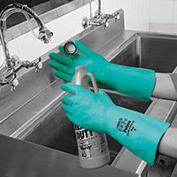 Polyco Nitri-Tech III Gloves Sz8 Grn