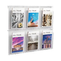 Hel Wall Display 6xa4 Pockets Clr