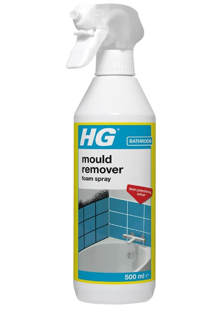 HG Mould Spray, Effective Mould Spray & Mildew Cleaner, Removes Mouldy Stains 500ml