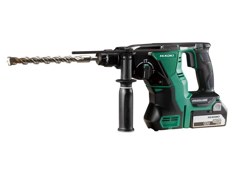 HiKOKI DH18DBLJPZ DH18DBL/JPZ Brushless Rotary Hammer 18V 2 x 5.0Ah Li-ion