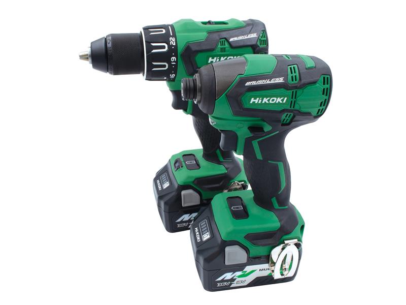 HiKOKI KC18DBFL2JDZ KC18DBFL2JDZ Twin Pack 18V 2 x Multi Volt Li-ion