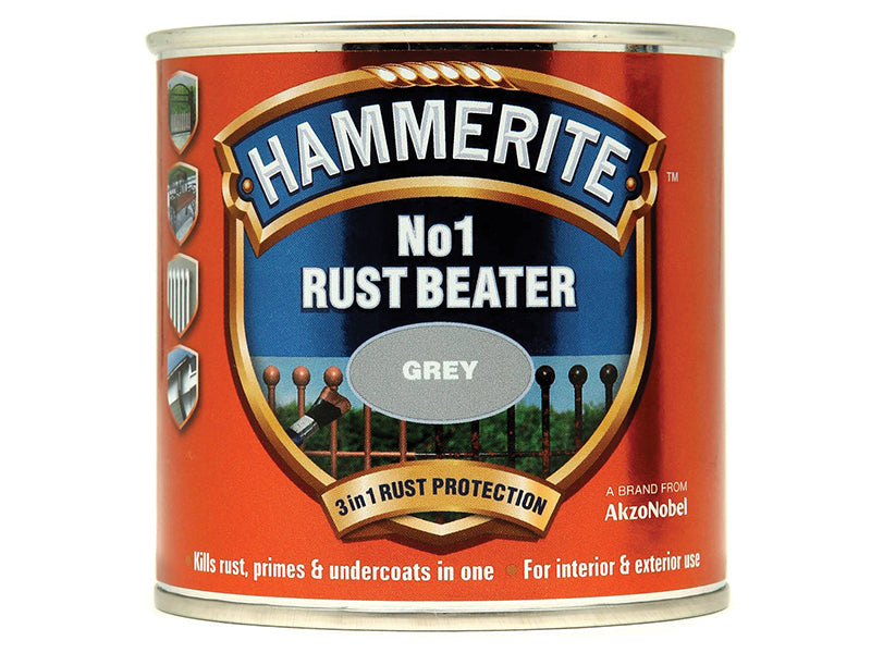 Hammerite 5158238 No.1 Rust Beater Paint Grey 250ml