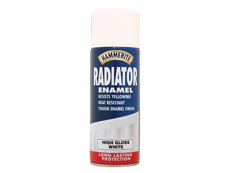 Hammerite 5084780 Radiator Enamel Aero Gloss White 400ml