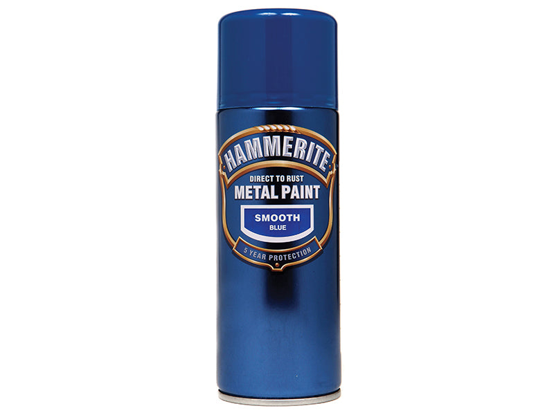 Hammerite 5092970 Direct to Rust Smooth Finish Aerosol Blue 400ml