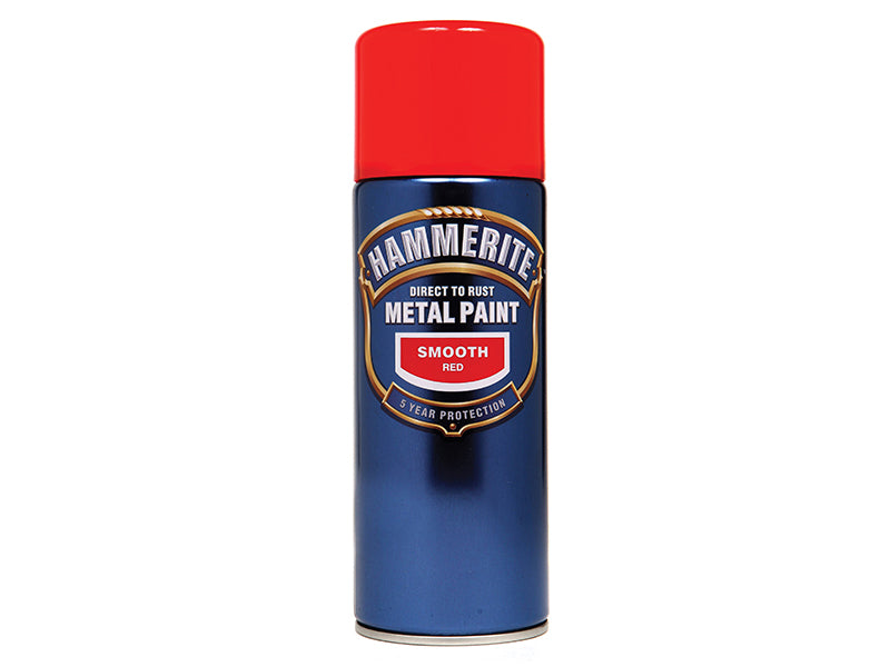 Hammerite 5092967 Direct to Rust Smooth Finish Aerosol Red 400ml