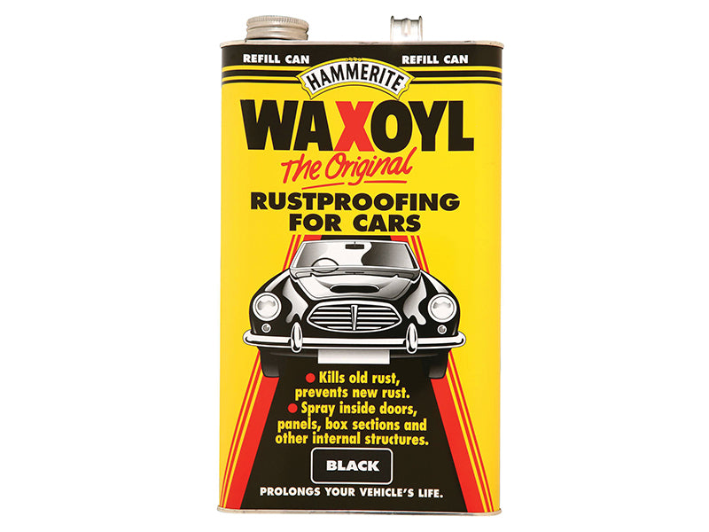 Hammerite 5092949 Waxoyl Refill Can Black 5 Litre
